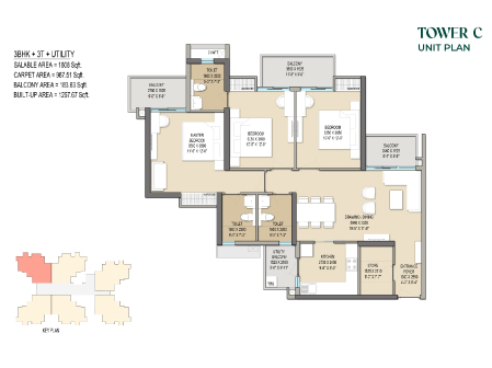 Palm Olympia floor plan 