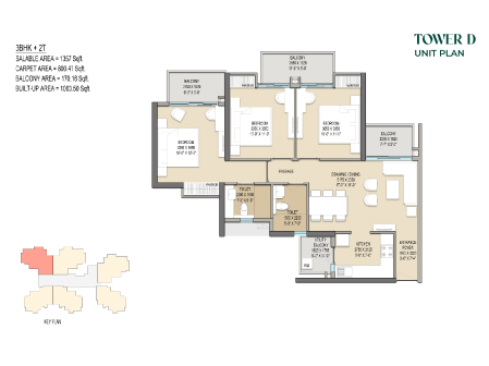 Palm Olympia floor plan 