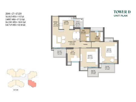 Palm Olympia floor plan 